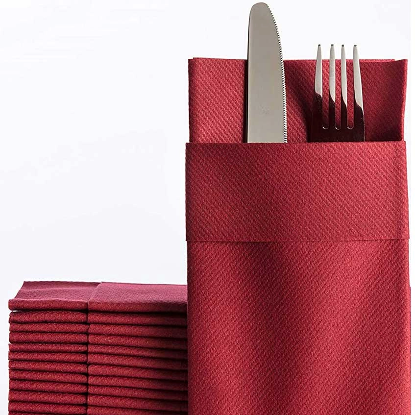 Airlaid 40x40 Cepli Bordo Peçete