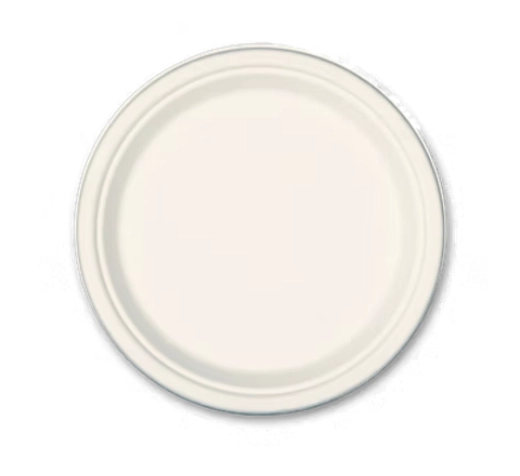 Şeker Kamışı Ekolojik 26 cm Tabak (10’’Plate) - 500lü Koli