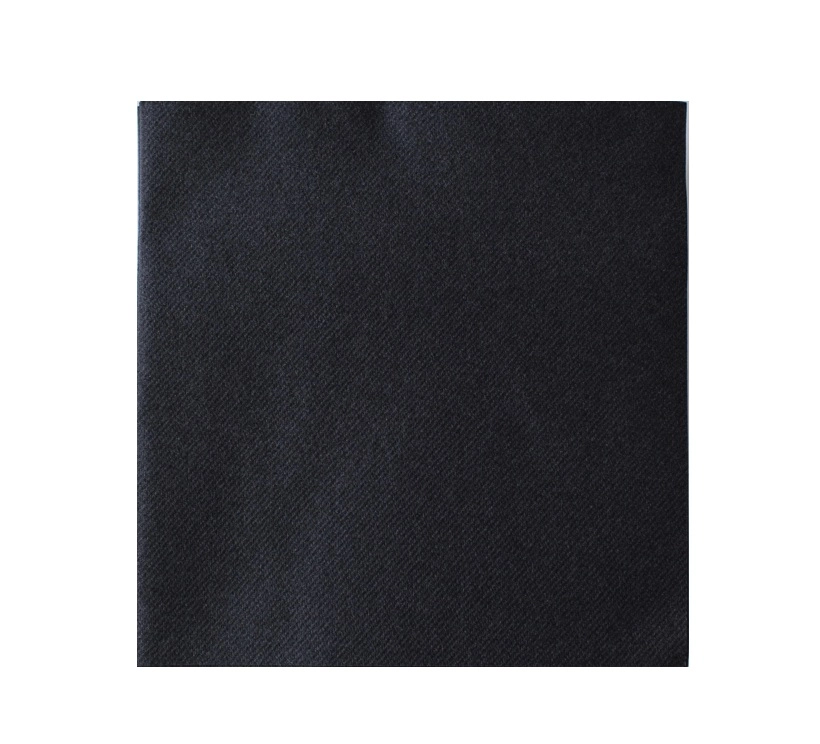 Airlaid 20x20 Katlı Siyah Peçete - 2400 lü koli