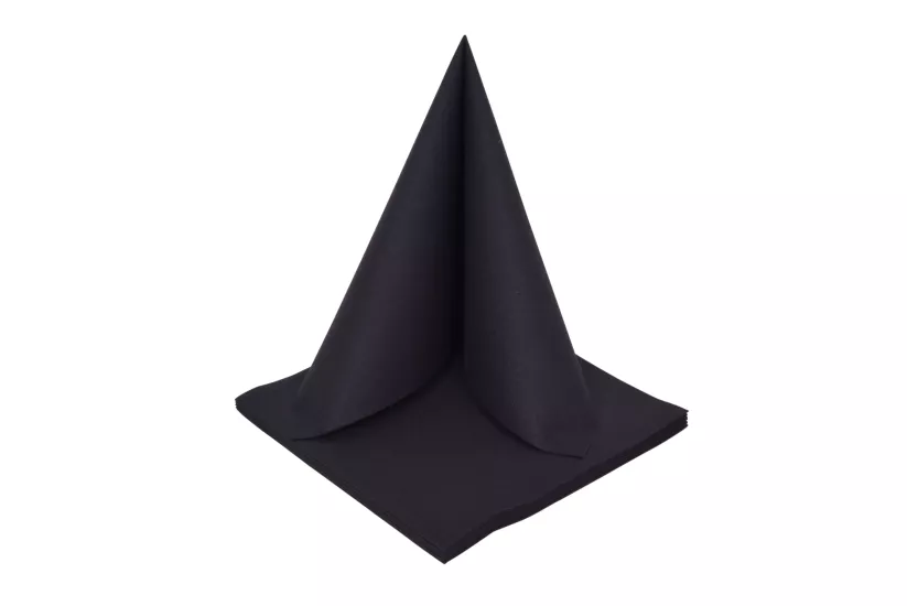 Airlaid 40x40 Kare Siyah Peçete