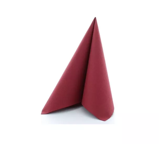 Airlaid 40x40 Kare Bordo Peçete