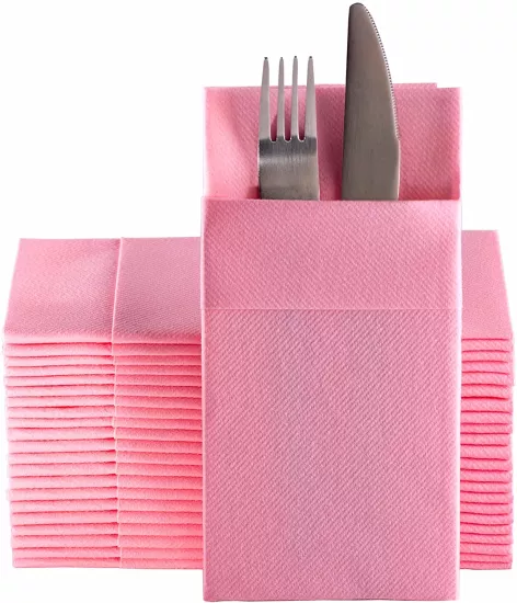Airlaid 40x40 Cepli Pembe Peçete